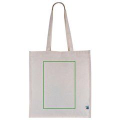 Bolsa de algodón 180g con certificado Fairtrade | Frontal | 200 x 300