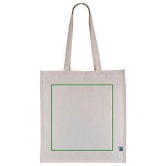 Bolsa de algodón 180g con certificado Fairtrade | Frontal | 280 x 300