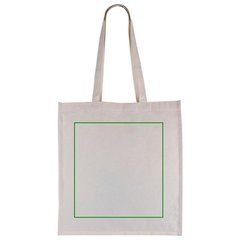 Bolsa de algodón 180g con certificado Fairtrade | Trasera | 280 x 300