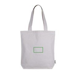 Bolsa de algodón 320 gr con asas largas | Frontal | 100 x 50