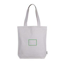 Bolsa de algodón 320 gr con asas largas | Frontal | 100 x 70
