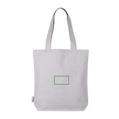 Bolsa de algodón 320 gr con asas largas | Trasera | 100 x 50