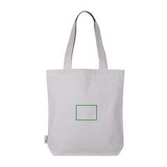 Bolsa de algodón 320 gr con asas largas | Trasera | 100 x 70