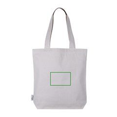 Bolsa de algodón 320 gr con asas largas | Trasera | 140 x 95
