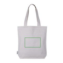 Bolsa de algodón 320 gr con asas largas | Trasera | 200 x 120