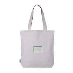 Bolsa de algodón 320 gr con asas largas | Trasera | 95 x 60