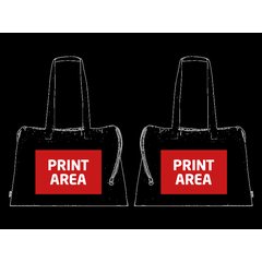 Bolsa de Algodón con Ajuste Cordón y Asas Larga | Zona 1 (Dos Caras Iguales) | 200 x 300