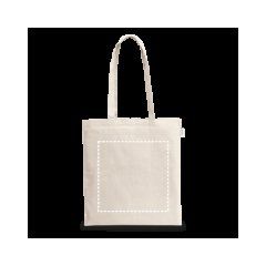 Bolsa algodón con asas largas 140 g/m² | Delantera | 300 x 300