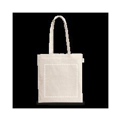 Bolsa algodón con asas largas 140 g/m² | Posterior | 300 x 300