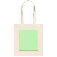 Bolsa Algodón Asas Largas 7kg | Centrado cara B | 265 x 240