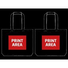 Bolsa Algodón Canvas con Bolsillo Interior | Zona 2 (Dos Caras Diferentes) | 0 x 0