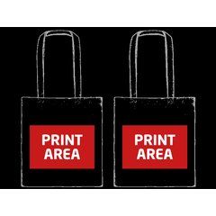 Bolsa Algodón Canvas Cómoda 300gr | Zona 2 (Dos Caras Diferentes) | 290 x 210