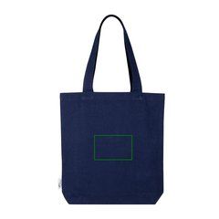 Bolsa de algodón canvas reciclado 320 gr/m² | Trasera | 140 x 95