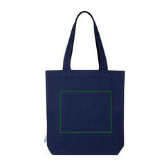 Bolsa de algodón canvas reciclado 320 gr/m² | Trasera | 250 x 200