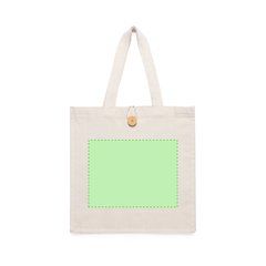 Bolsa Algodón con cierre de botón | Cara A | 265 x 200