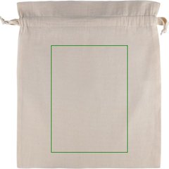 Bolsa de algodón con cordón | Trasera | 200 x 280