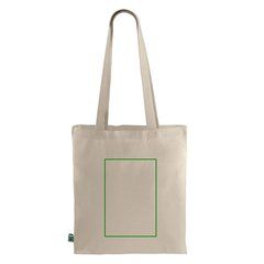 Bolsa de algodón eco asas largas | Trasera | 200 x 300