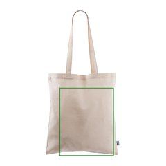 Bolsa de algodón Fairtrade 140 g/m² | Frontal | 280 x 350