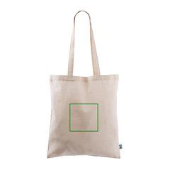 Bolsa de algodón Fairtrade 140 g/m² | Frontal | 95 x 140