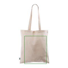 Bolsa de algodón Fairtrade 140 g/m² | Trasera | 280 x 350