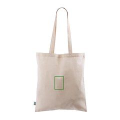 Bolsa de algodón Fairtrade 140 g/m² | Trasera | 70 x 100