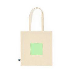 Bolsa Algodón Fairtrade Natural | Cara B | 140 x 140