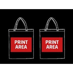 Bolsa de Algodón de Mano | Zona 1 (Dos Caras Iguales) | 300 x 200