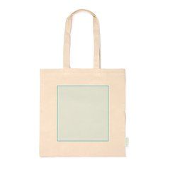 Bolsa algodón orgánico 220g y asas | ZONA2 | 265 x 265