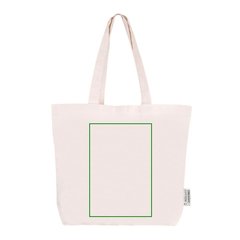 Bolsa Algodón Orgánico 230gr Asas Largas | Frontal | 200 x 300