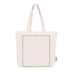 Bolsa Algodón Orgánico 230gr Asas Largas | Frontal | 290 x 360