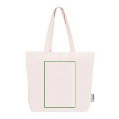 Bolsa Algodón Orgánico 230gr Asas Largas | Trasera | 200 x 300