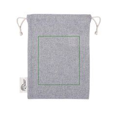 Bolsa de algodón y poliéster 120g | Frontal | 100 x 120