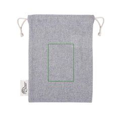 Bolsa de algodón y poliéster 120g | Frontal | 60 x 95