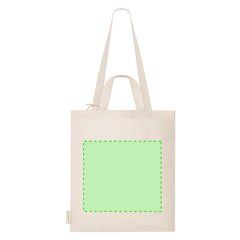 Bolsa algodón reciclado con asas largas y cortas | Area 2 | 265 x 240