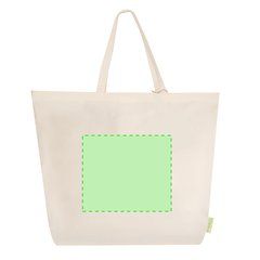 Bolsa de algodón reciclado y asas reforzadas | Area 1 | 350 x 300