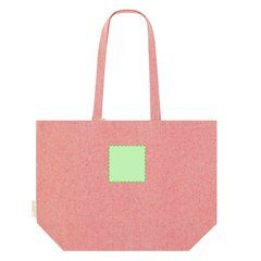 Bolsa algodón reciclado fuelle asas largas | Area 4 | 100 x 100