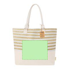 Bolsa algodón reciclado con rayas glitter | Area 1 | 265 x 200