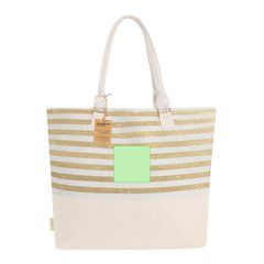 Bolsa algodón reciclado con rayas glitter | Area 4 | 100 x 100