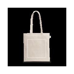 Bolsa de algodón reciclado sin teñir | Delantera | 300 x 300