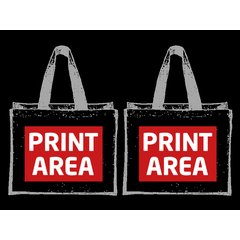 Bolsa de Algodón y Yute con Fuelle | Centro (Dos Caras Iguales) | 210 x 297