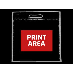 Bolsa amplia con asa troquelada | Centro bolsa | 200 x 300