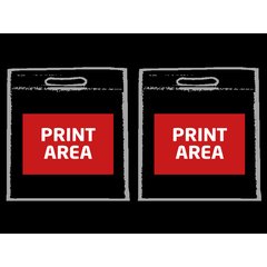 Bolsa con asa troquelada | Centro bolsa (Dos Caras Diferentes) | 200 x 300