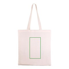 Bolsa Asas Largas Algodón GOTS 105gr | Frontal | 120 x 230