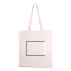 Bolsa Asas Largas Algodón GOTS 105gr | Frontal | 200 x 150