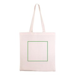 Bolsa Asas Largas Algodón GOTS 105gr | Frontal | 200 x 200