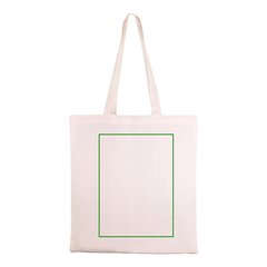 Bolsa Asas Largas Algodón GOTS 105gr | Frontal | 210 x 290