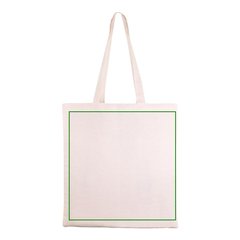 Bolsa Asas Largas Algodón GOTS 105gr | Frontal | 330 x 340