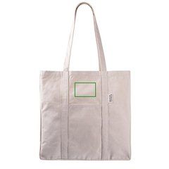 Bolsa de canvas reciclado de 360 gramos | Frontal arriba | 90 x 60