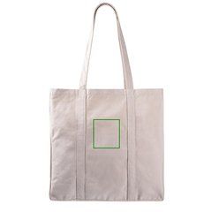 Bolsa de canvas reciclado de 360 gramos | Trasera | 90 x 100