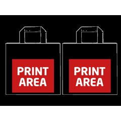 Bolsa Compra Kraft con Asa + Gruesa | Zona 2 (Dos Caras Diferentes) | 200 x 150